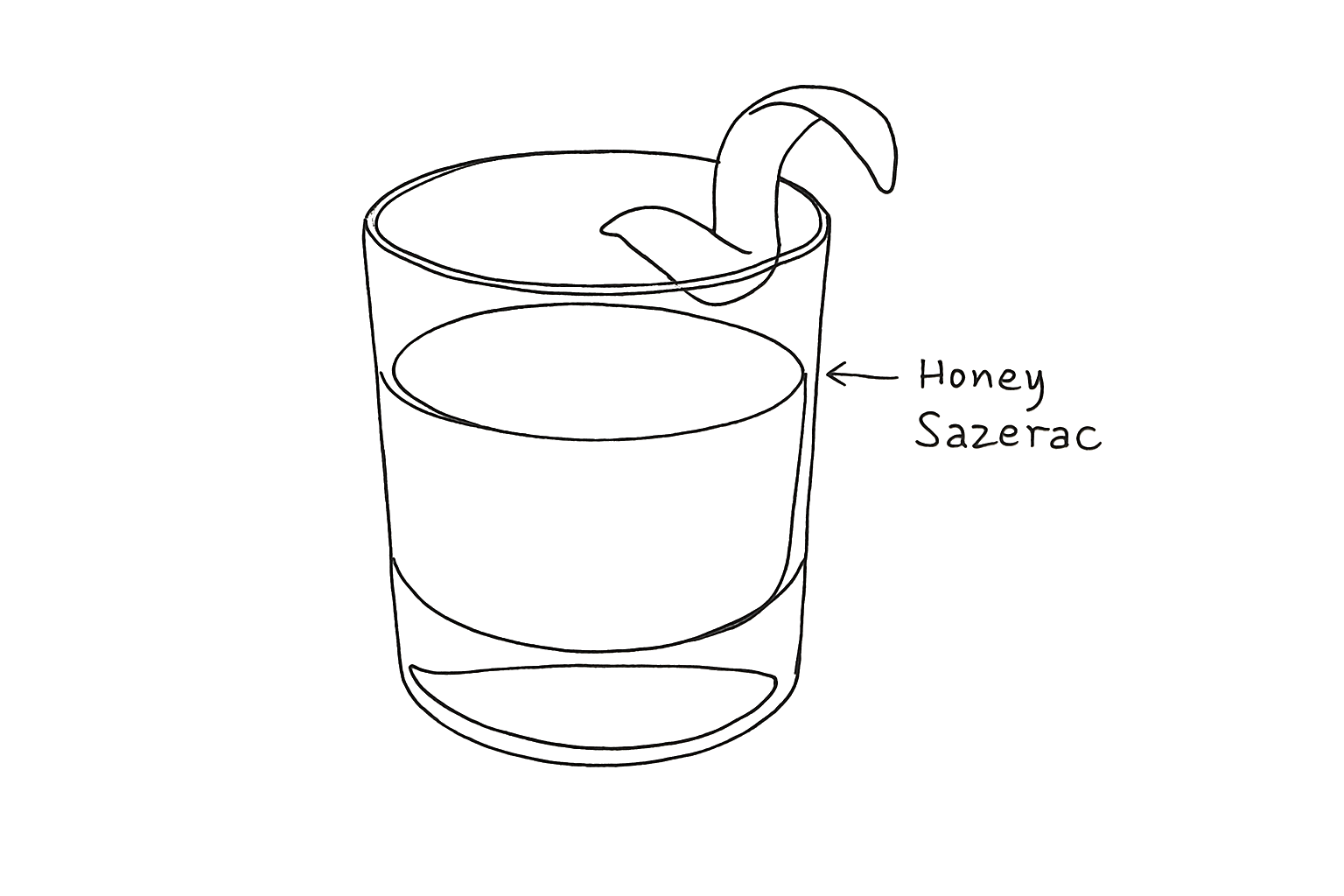 Honey Sazerac